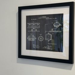 Vintage Brewing Patent Print (Framed)