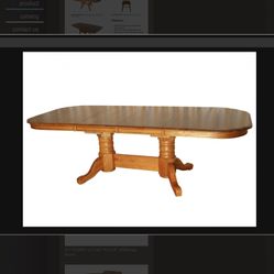 Stafford Pedestal Amish twin pedestal dining room table Quartersawn white oak