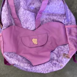 Girls backpack for our generation doll
