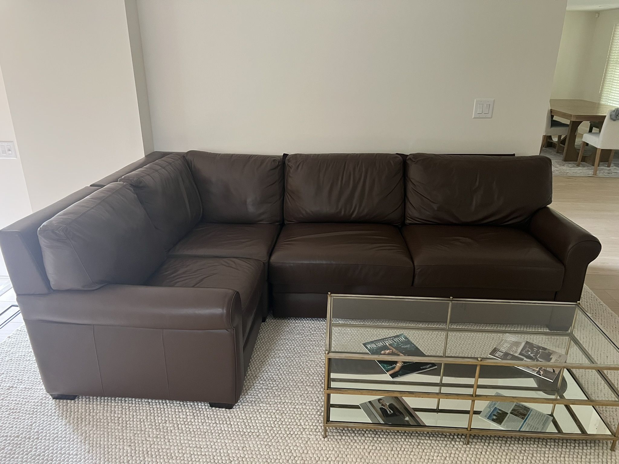 Sleeper Sectional American leather 