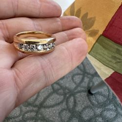 Mans Wedding Ring 14k 