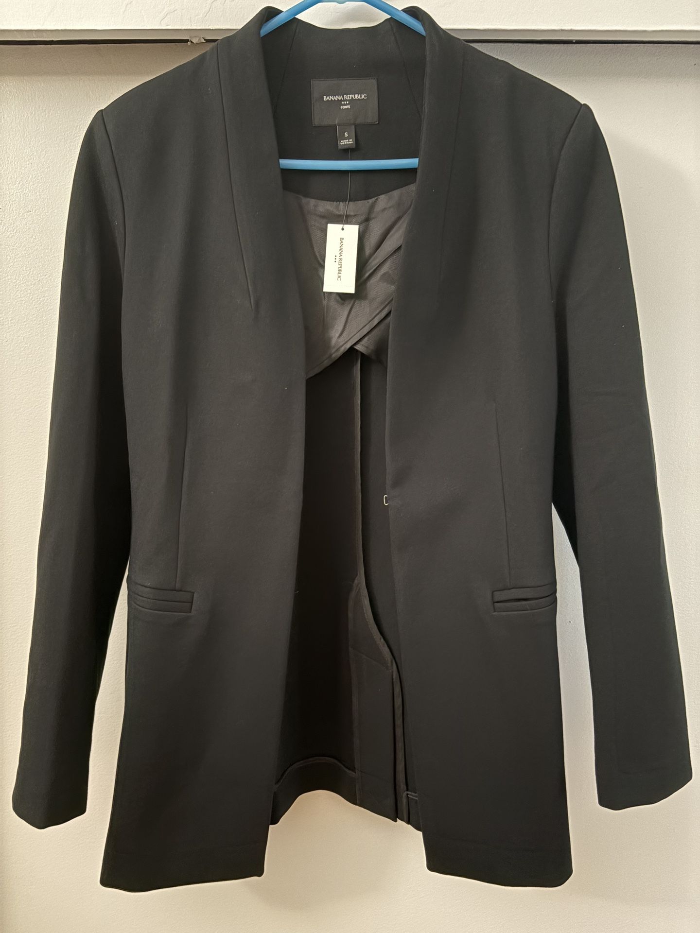 Banana Republic Black PONTE Jacket Size Small
