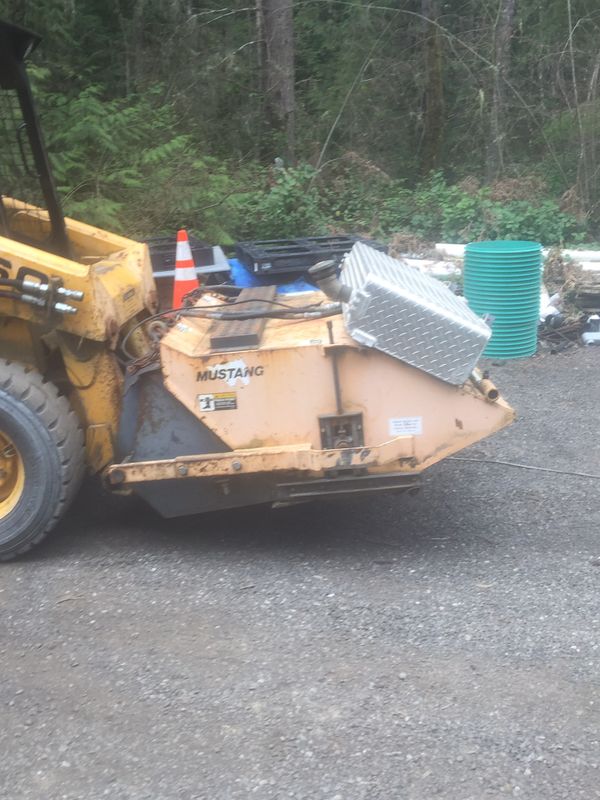 Skid steer bobcat sweeper attachment for Sale in Roy, WA OfferUp