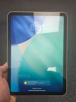 Apple Ipad A16 (Yellow) 128GB, No Charger. Wifi Only. ASK FOR RYAN