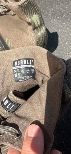 3 PAIRS NOBULL High-Top Trainers Men’s 12.5 – Black / Camo / Olive – $125