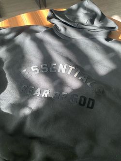 Essentials black hoodie
