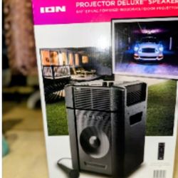 Brand New Projector Deluxe & Brand Inflatable Projection Screen