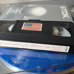 VHS Recording Of 9/11 News coverage
