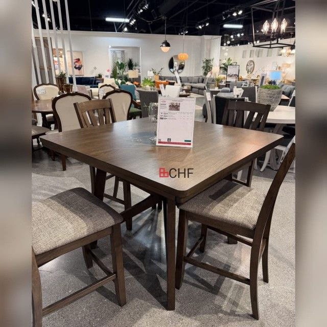 5 Piece Counter Height Dining Table Set