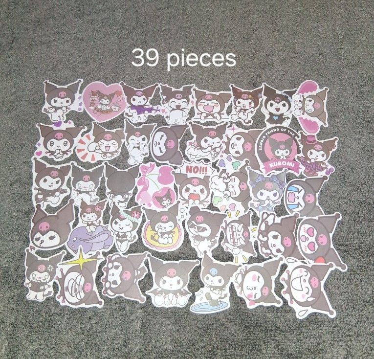 Kuromi 39 Piece Stickers