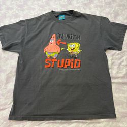 Vintage 2002 SpongeBob SquarePants Graphic Tee