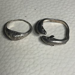 Two Sterling Silver 925 