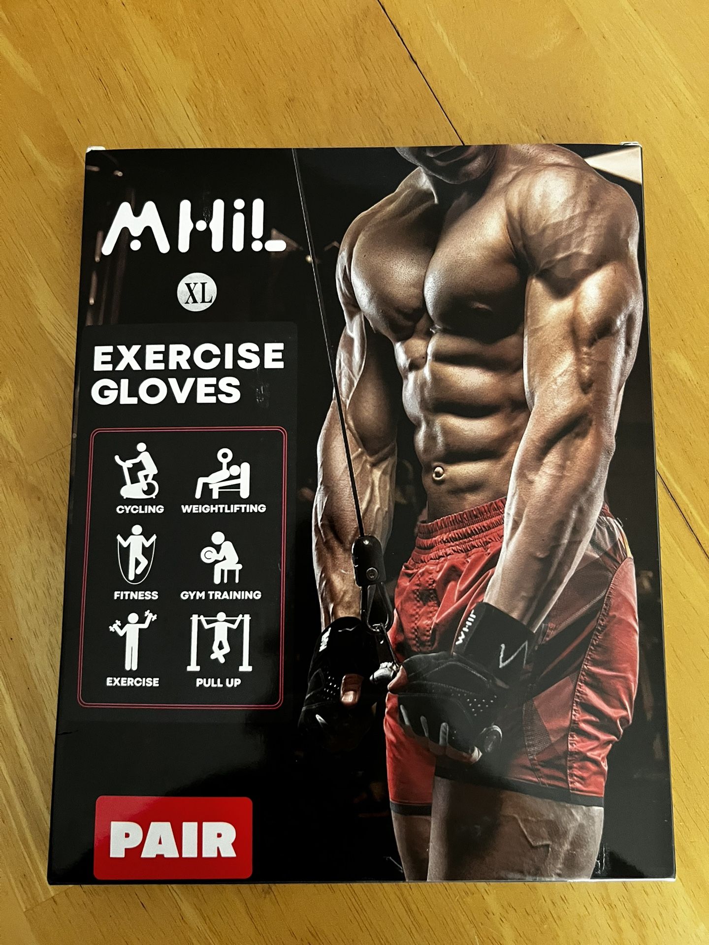 XL Workout Gloves for Men