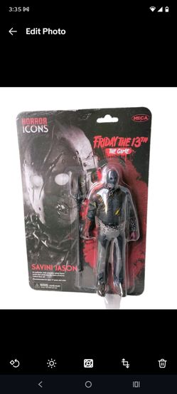 NECA Horror Icons Friday The 13th The Game SAVINI JASON VOORHEES Figure New