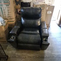 Leather Rocking Chair