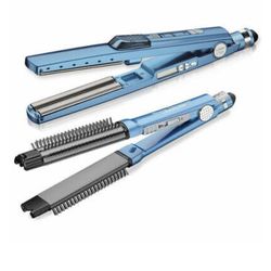 BabylissPro UltraSonic Cool Mist Iron + Omni Style Flat Iron 