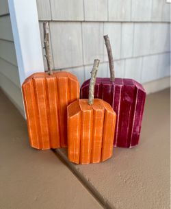 Handmade Pumpkin Decor