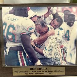 Don Shula’s #300 Wins With Miami Dolphins.