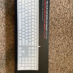Macally Ultra SlimUSB Wired Keyboard 