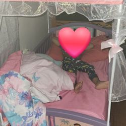 Disney Princess Canopy Toddler Bed 