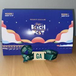 BAJA BEACH FEST WEEKEND 1 WRISTBAND