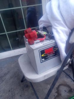 Electric wheelchair batteries