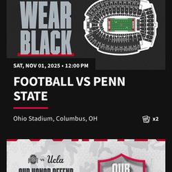 Osu Penn Football Tickets