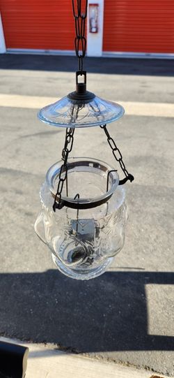 Vintage Pressed Glass Lantern