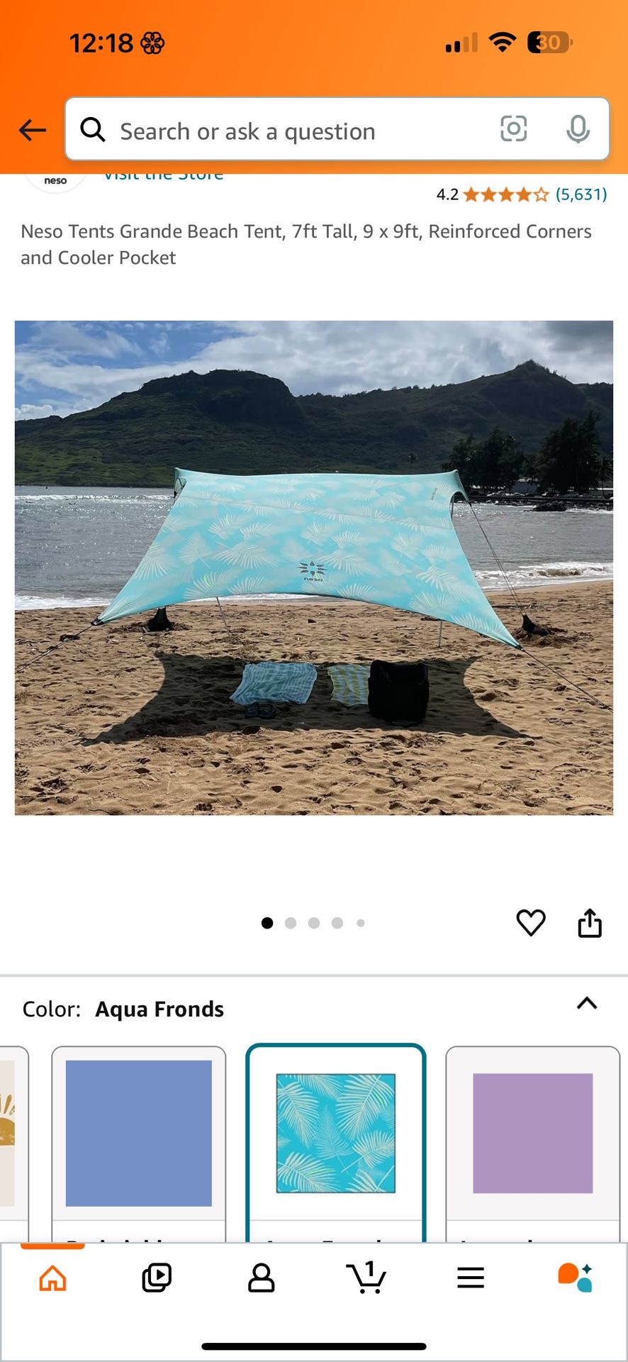 Neso Grande Beach Tent 