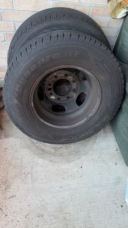 235 80r17 with Tire on Steel Rim