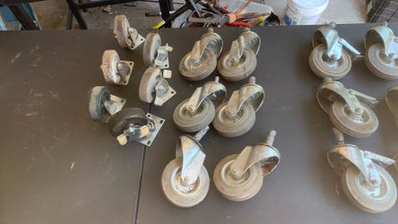 5”& 4” swivel & locking Casters