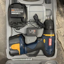 Ryob Power Drill - With Charger, Case, & Drill Bits - $20 OBO