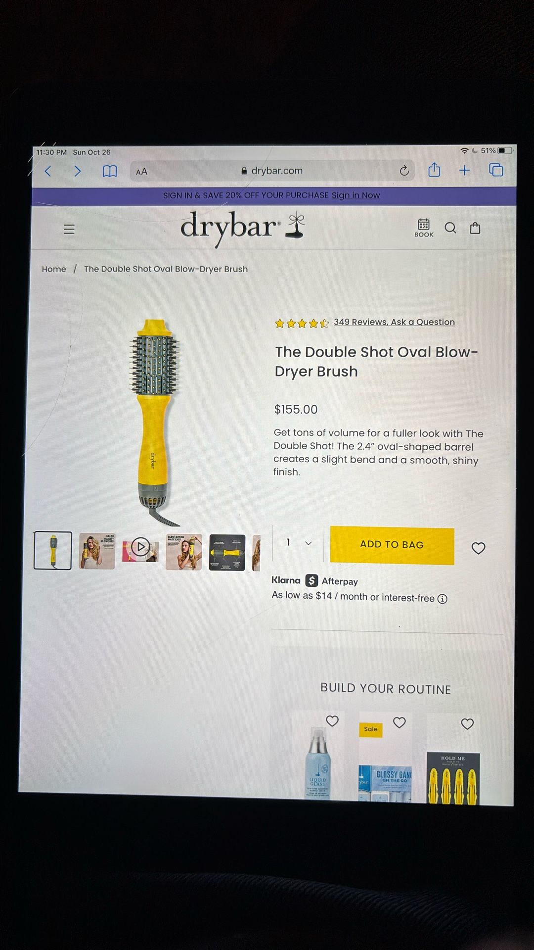 drybar  Double Shot Blow Dryer
