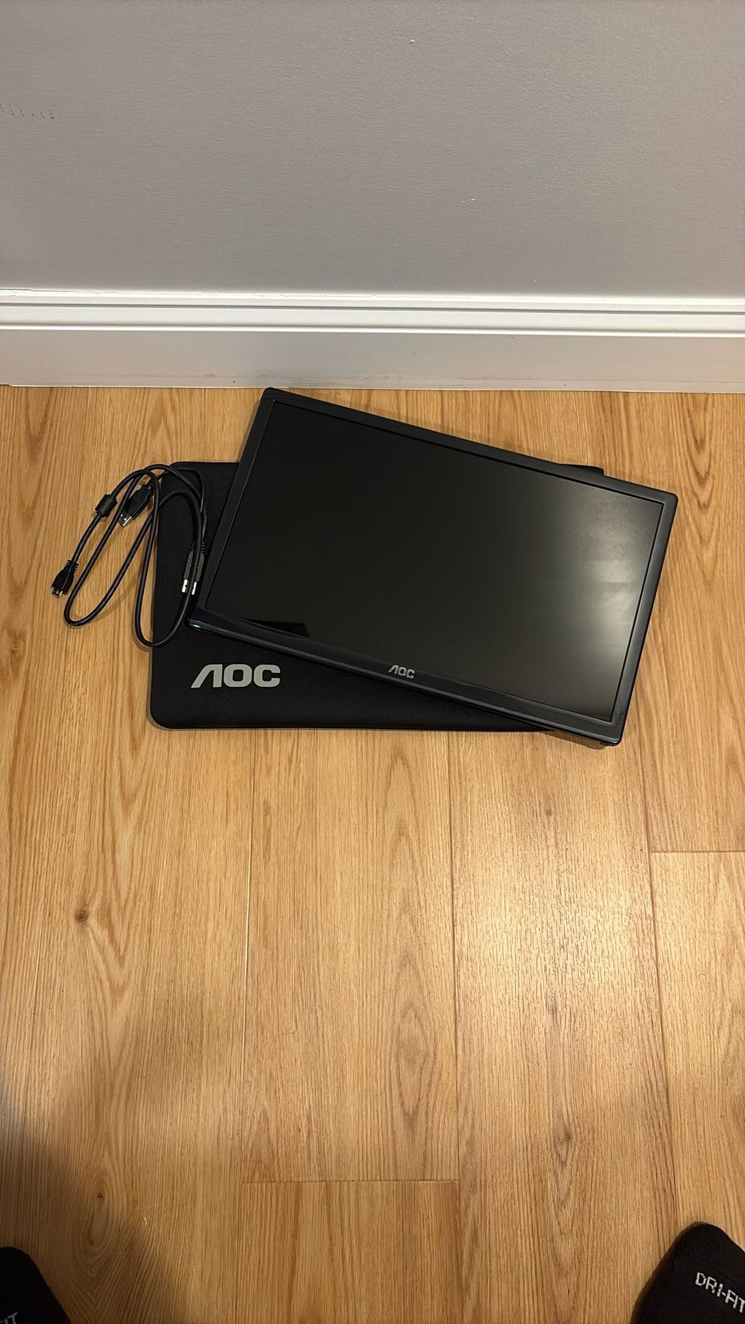 AOC 17-Inch, USB Powered Portable LED Monitor w/Case