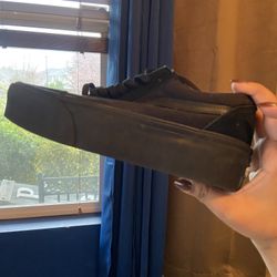 Black platform vans low rise