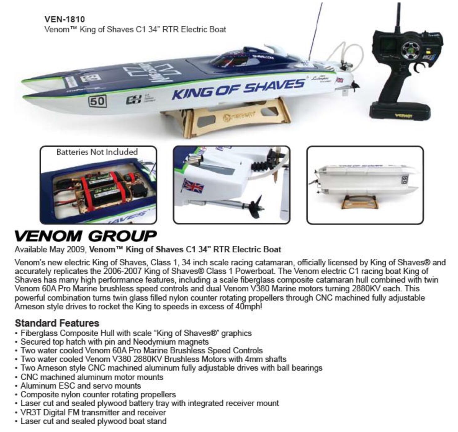 King of Shaves RC Boats Collection Made By Venum for Sale in Hialeah Gardens FL OfferUp