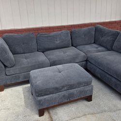 🔥 Beautiful Gray 3 pieces Sectional