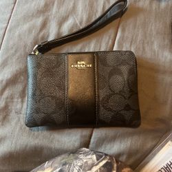 COACH  small Black wallet 