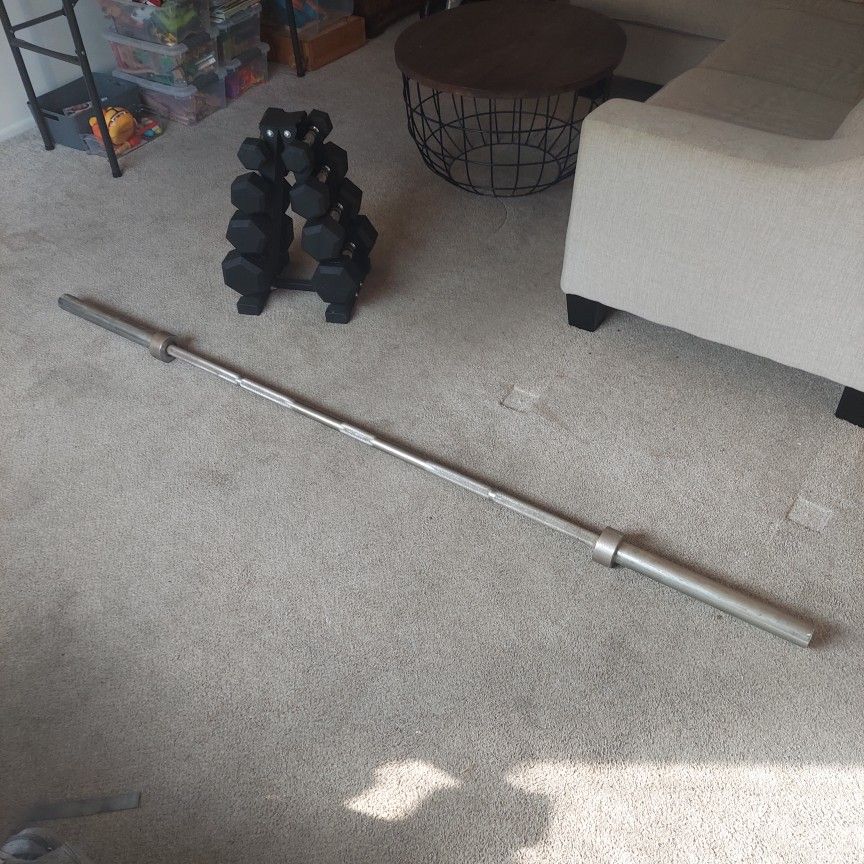 7' Chrome Olympic Barbell