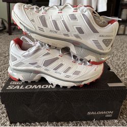 KITH × Salomon XT-4K Bright White Ashes of Roses L(contact info removed)0 Men's Size 10 NEW