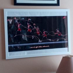 1992 Nike "Art Of The Dunk" Michael Jordan Poster 