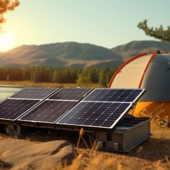 Sharp solar panel. American made. Works great  