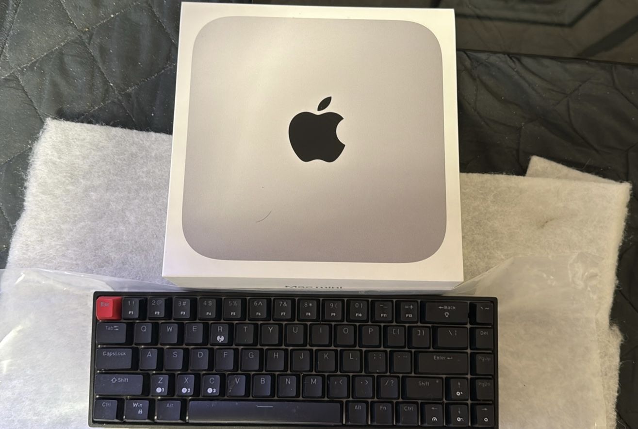 M1 Mac Mini With Bluetooth Keyboard Mx Wireless