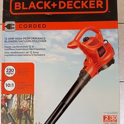 Black and decker blower and vacuum new never opened $50 firm