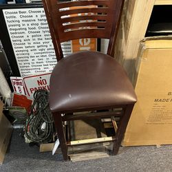 Wooden Barstool