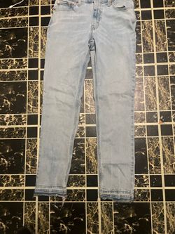 Blue pants Levi 511 width 33 length32 flared cut in the bottom