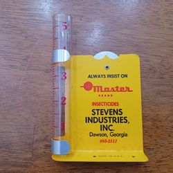 Vintage Steven's Industries & Master Brand Of Dawson Georgia Rain Guage