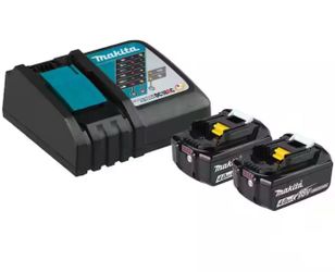 Makita 18-Volt LXT Lithium-Ion Battery and Rapid Optimum Charger Starter Pack (4. 0Ah)