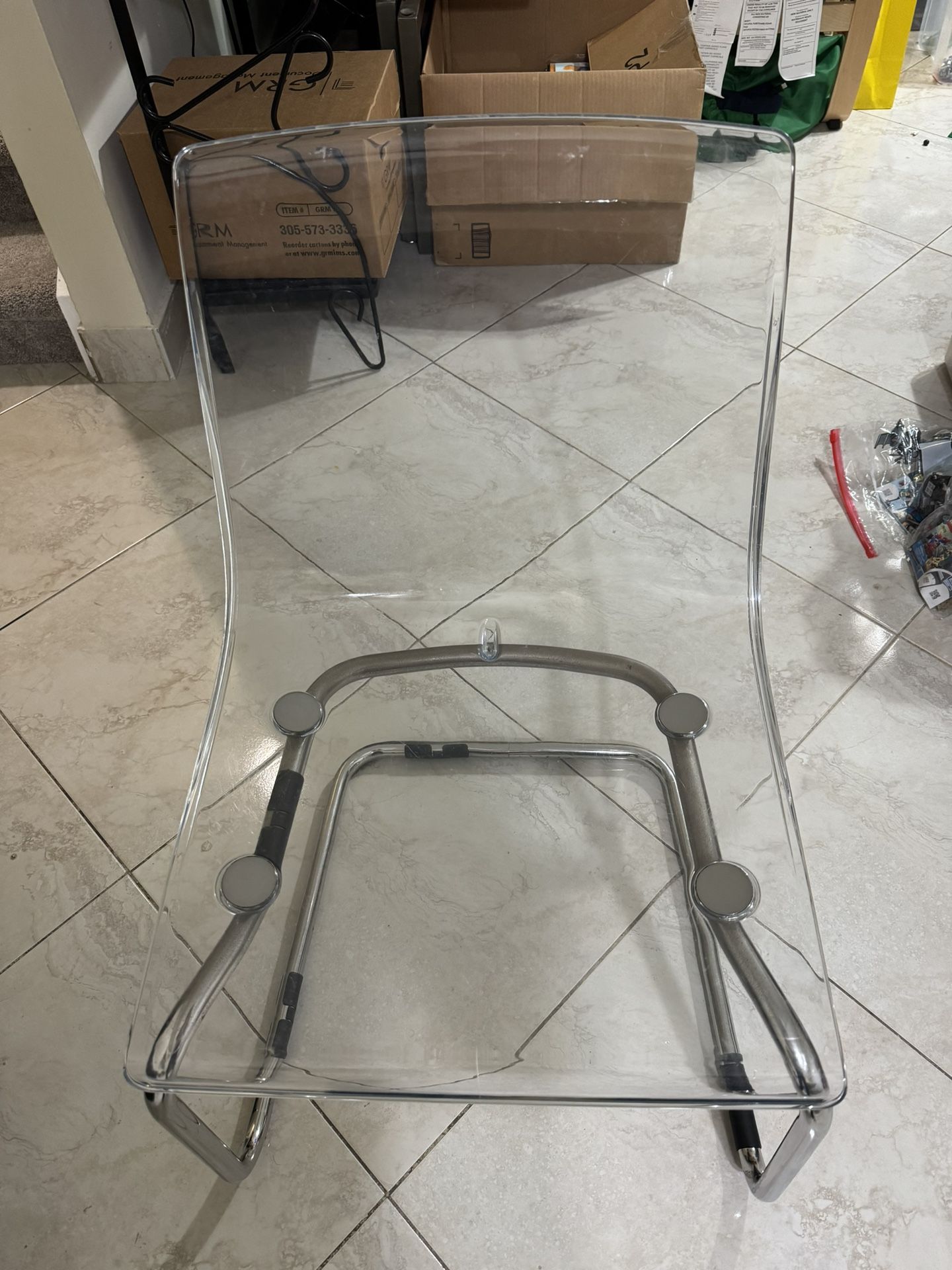 Clear IKEA Tobias Chair