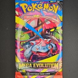 Pokemon Mega Evolutions Sealed Booster Pack And  Custom Holo Pack